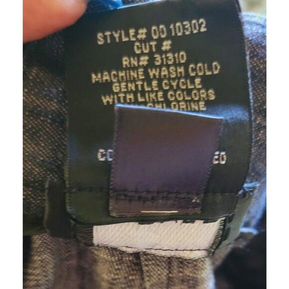 VTG 80s Amy Byer Grey Pencil mini Skirt Sz 3 Big Buttons Corpcore preppy office - Picture 7 of 7